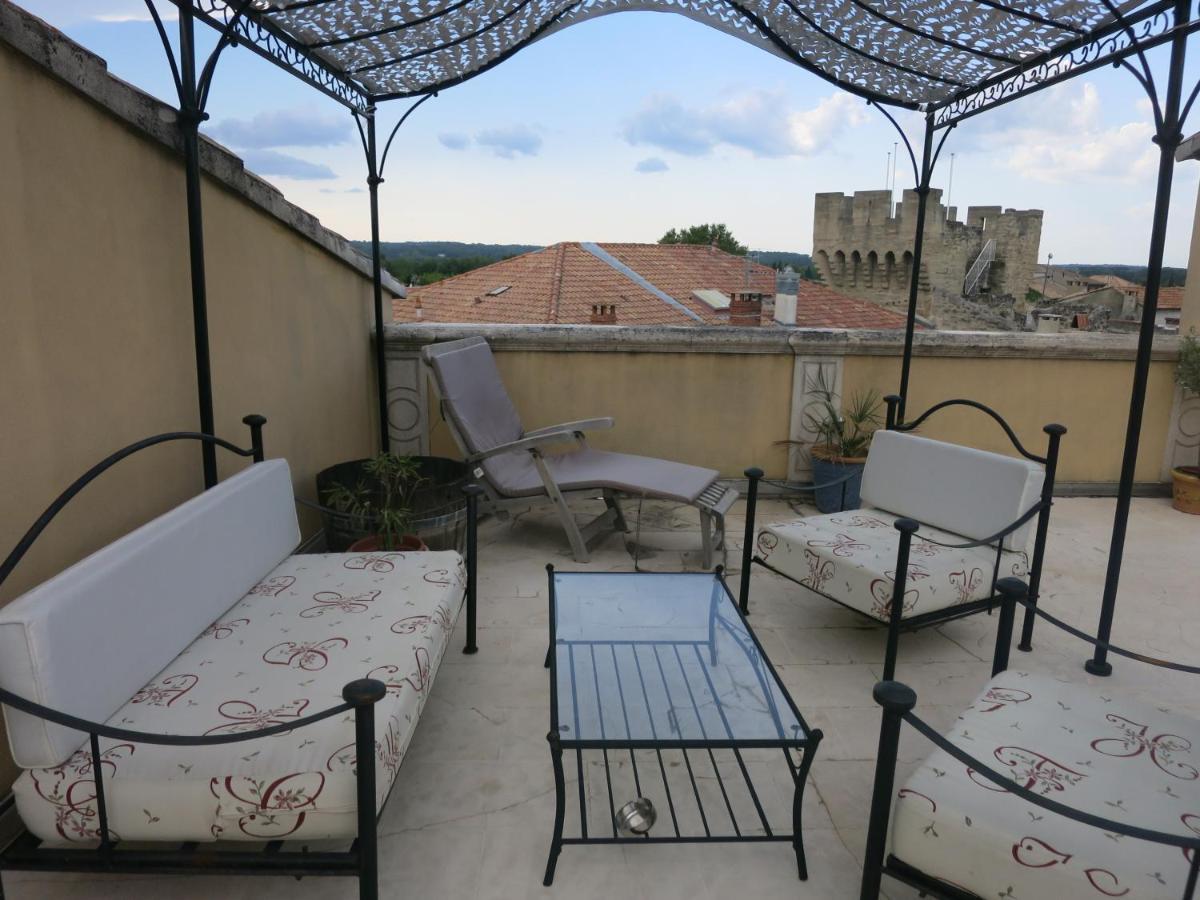 Entre Vignes Et Dentelles Hotell Courthézon Eksteriør bilde